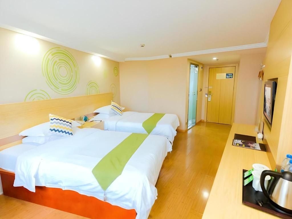 Greentree Inn Shanghai Guangxin Road Tongji Hospital Express Hotel Esterno foto