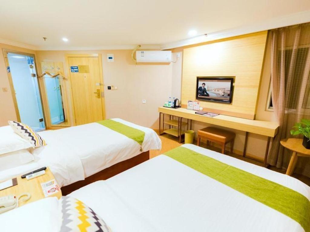 Greentree Inn Shanghai Guangxin Road Tongji Hospital Express Hotel Esterno foto