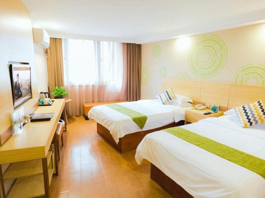 Greentree Inn Shanghai Guangxin Road Tongji Hospital Express Hotel Esterno foto