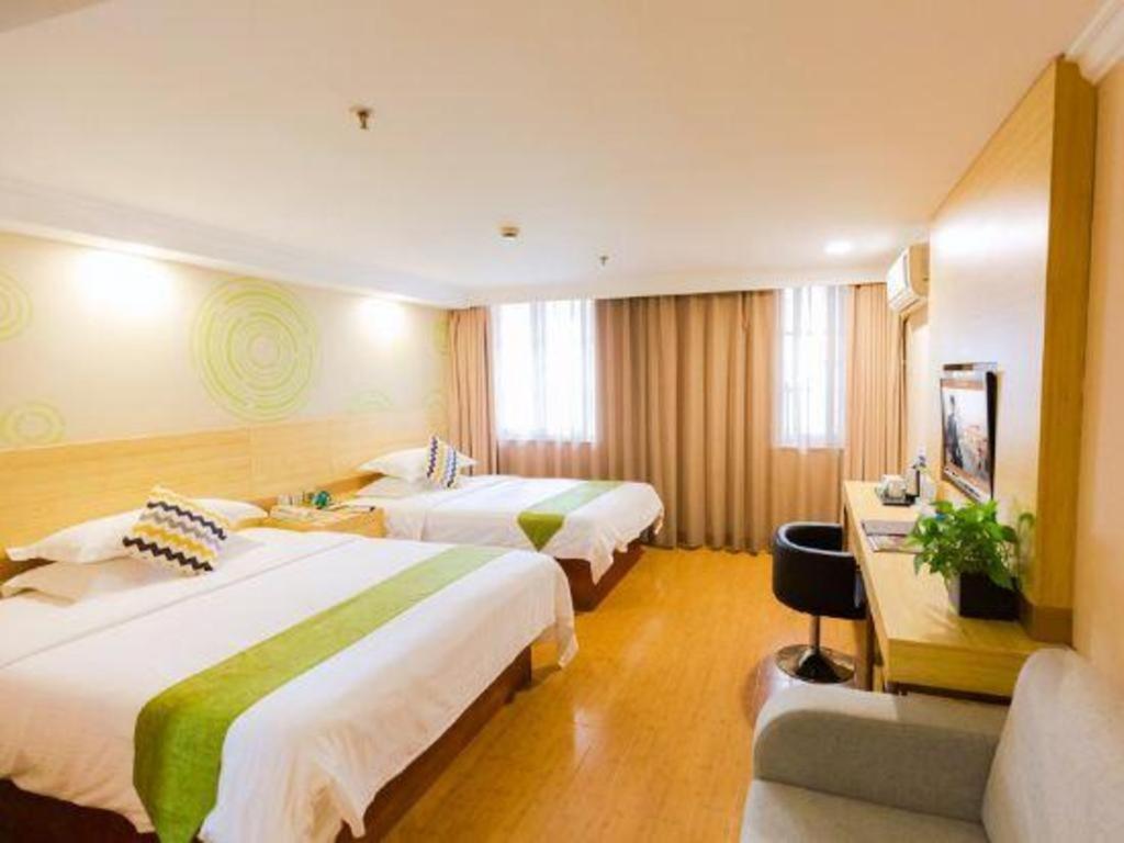 Greentree Inn Shanghai Guangxin Road Tongji Hospital Express Hotel Esterno foto