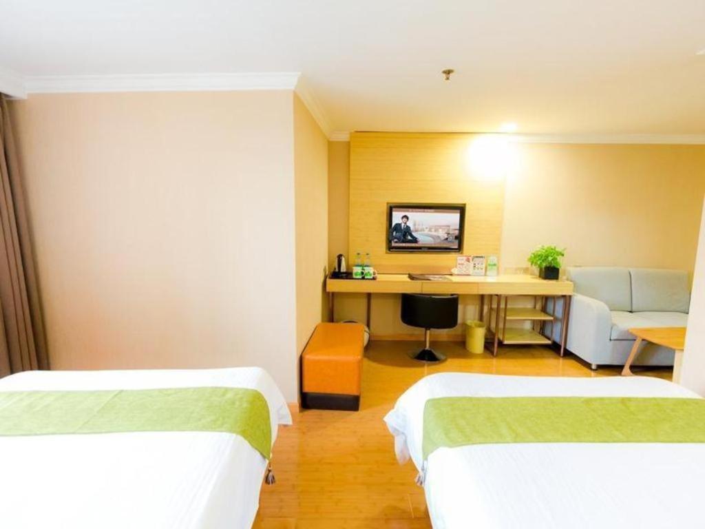 Greentree Inn Shanghai Guangxin Road Tongji Hospital Express Hotel Esterno foto